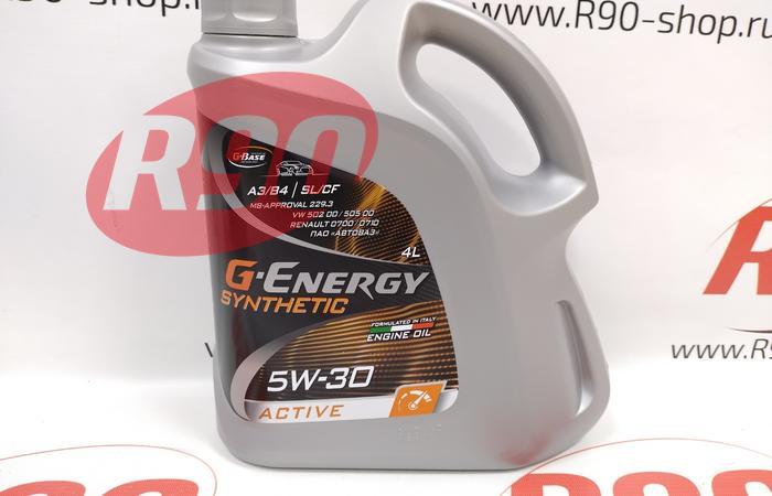 Масло моторное G-Energy Synthetic Active 5W30 синт.4л