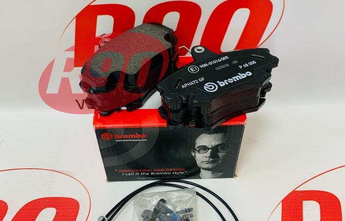 Колодки тормозные передние Логан, Ларгус, Сандеро 8v BREMBO P68008