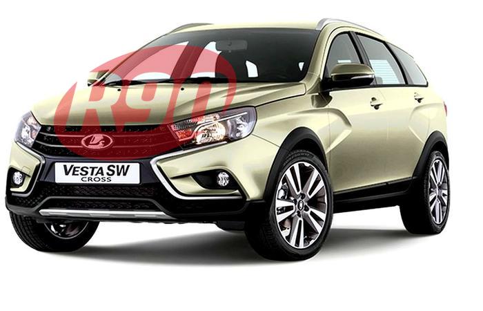 Накладка переднего бампера Веста SW (окрашенная) LADA 8450032324