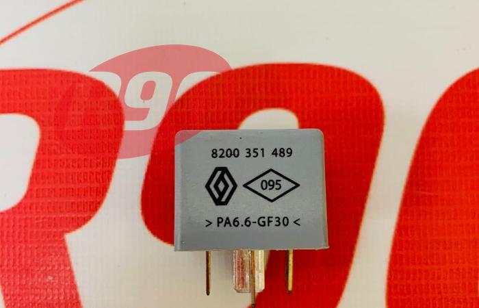 Реле 35А (серое) 5 контактов Renault 8200351489