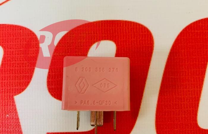 Реле 40А (розовое) 4 контакта Renault 8200308271